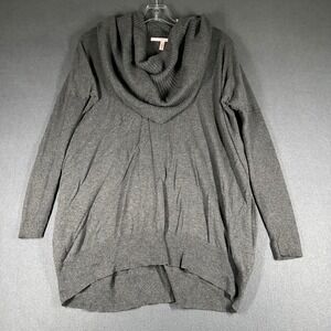 Victorias Secret Sweater Womens Small Gray Cowl Neck Long Sleeve Knit Tunic